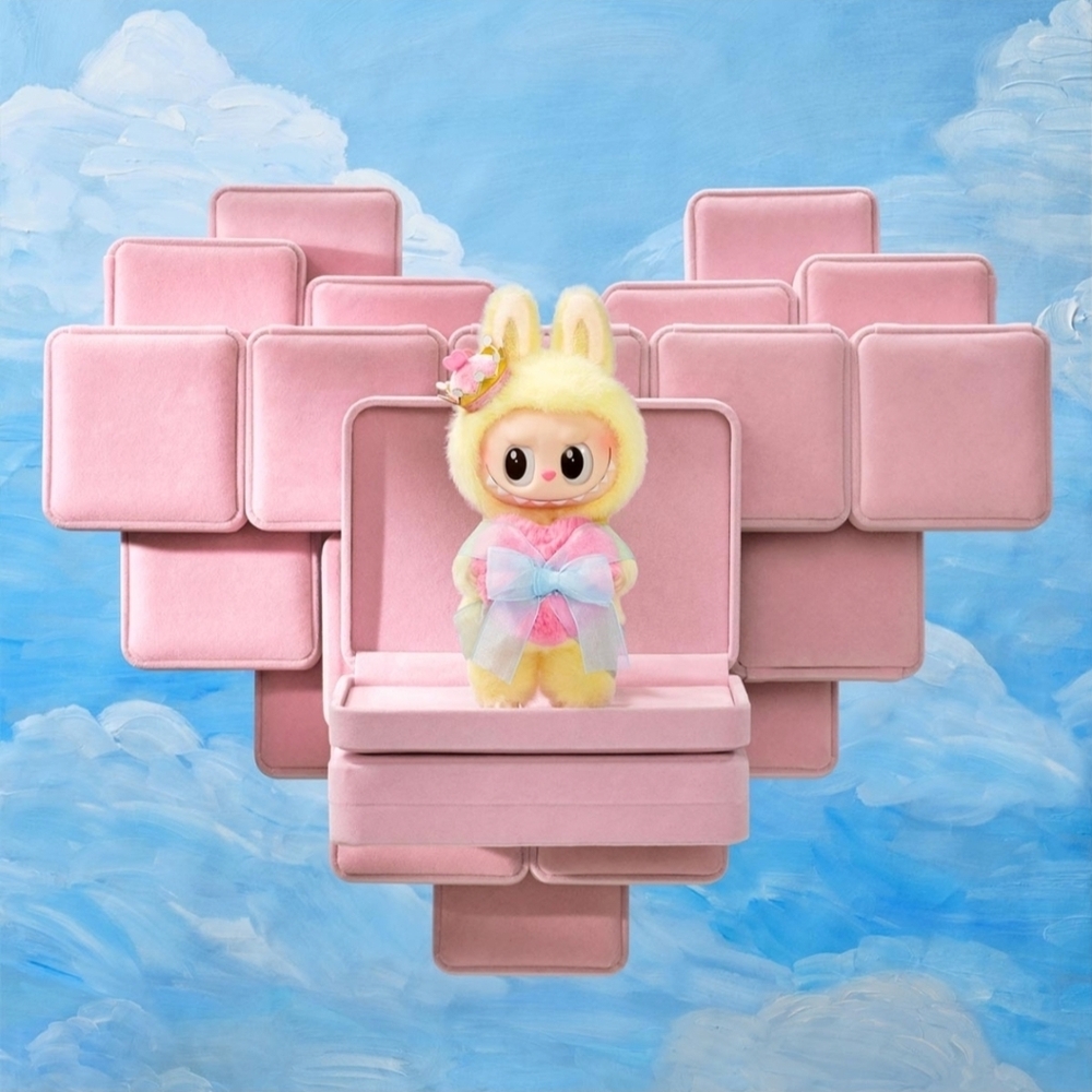Pop Mart Labubu The Monster's Let's Checkmate Series Vinyl Plush Hanging Card
